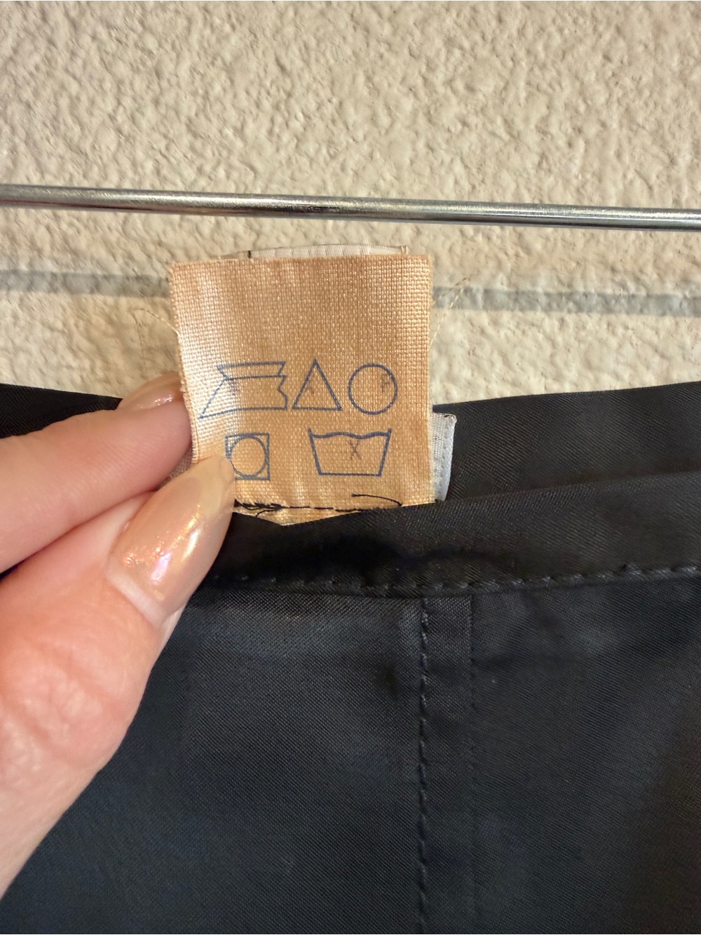 Women's Black Midi Skirt - Picture 8 of 8